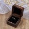 Custom Wedding Ring Box, Engraved Name Wooden Ring Box, Personalized Wedding Ring Bearer, Anniversary Gift, Engrave Ring Box product 4
